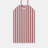 Minimalistisch Red Bow Weihnachten Geschenkanhänger (Rückseite)