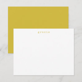 Minimalistisch Retro-Schreibmaschine Individuelle  Mitteilungskarte