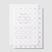 Minimalistisch Retro-Schreibmaschine Schwarz-weiß Pergament Einladungen (Versetzt (Einladung))