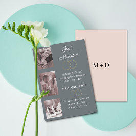 Minimalistisch Rings Wedding Ankündigung