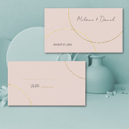 Minimalistisch Rings Wedding Platzkarte