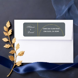 Minimalistisch Rings Wedding Rücksendeadresse