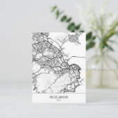 Minimalistisch Rio de Janeiro Brasilien Postkarte (Stehend Vorderseite)