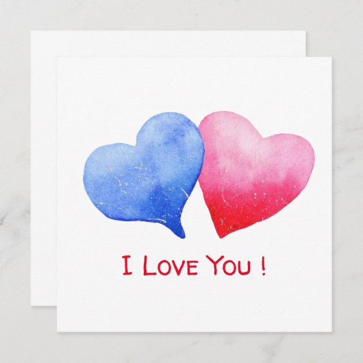 Minimalistisch Romantik I Liebe Postkarten (Vorne/Hinten)