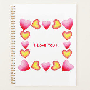 Minimalistisch Romantik I Liebe Sie Valentinstag Planer