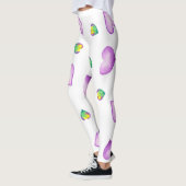Minimalistisch Romantisches Aquarellherz Leggings (Links)