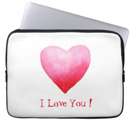 Minimalistisch Romantisches Rot I Liebe Herzlich W Laptopschutzhülle