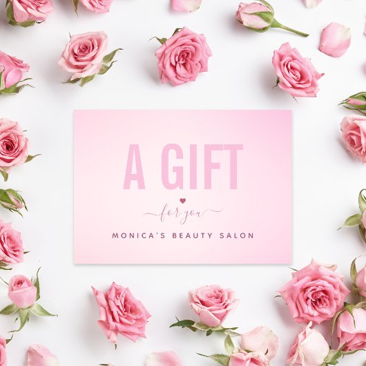 Minimalistisch rosa Farbton Schönheitssalon Wellne