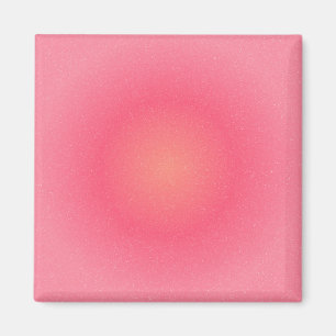 Minimalistisch rosa Glow Kühlschrankmagnet