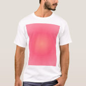 Minimalistisch rosa Glow T - Shirt (Vorderseite)