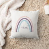 Minimalistisch rosa Lila Kissen (Decke)