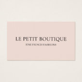 Minimalistisch rosa mit QR-Code (Vorderseite)