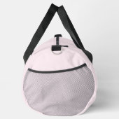 Minimalistisch rosa Modernes Anfangsmonogramm Duffle Bag (Rechts)