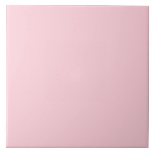 Minimalistisch rosa Schlichte Farbe Fliese (Vorderseite)