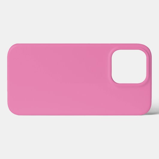 Minimalistisch rosa solide schlicht moderne mädche Case-Mate iPhone hülle (Rückseite (Horizontal))