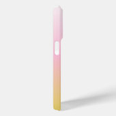Minimalistisch-rosa und gelbfarbene Monogramm Case-Mate iPhone Hülle (Rückseite / Rechts)