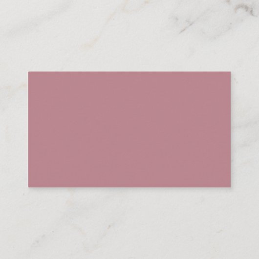 Minimalistisch-rosa-weiße Kalligrafie - Hochzeitsd Begleitkarte (Rückseite)