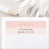 Minimalistisch rosa Zweitklone-Visitenkarte (Insitu)