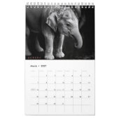 Minimalistisch rosa Zweitone Kalender (Mär 2027)