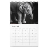 Minimalistisch rosa Zweitone Kalender (Mär 2026)