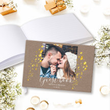 Minimalistisch Rustikal Elegant Goldfolie Foto Hoc