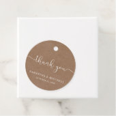 Minimalistisch Rustikale Dankeschön an Sie für Tag Geschenkanhänger (Beispiel)