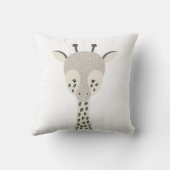 Minimalistisch Safari Jungle Birth Stats Modern Kissen (Rückseite)