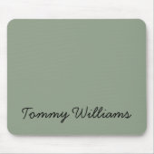 Minimalistisch Sage Green Beruflich Simple Mousepad (Vorne)