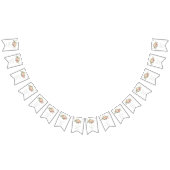 Minimalistisch Sage Green Names Wedding Wimpelkette (Alle)