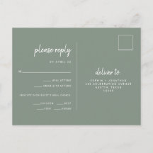 Minimalistisch Sage Green Wedding | UAWG zur Wahl