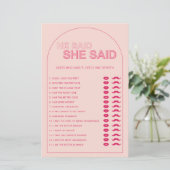 Minimalistisch sagte er, sie habe Brautparty (Stehend Vorderseite)