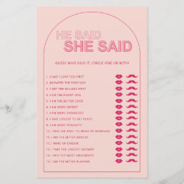 Minimalistisch sagte er, sie habe Brautparty