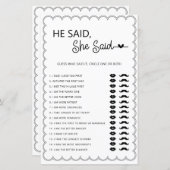 Minimalistisch sagte er, sie habe Brautparty (Vorne/Hinten)