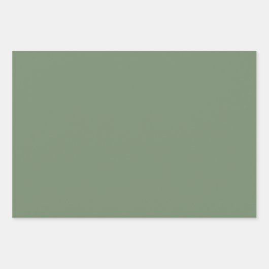 Minimalistisch Sale Grün schlicht elegant Geschenkpapier Set (Vorderseite 2)