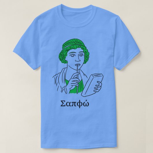 Minimalistisch Sappho T-Shirt (Design vorne)