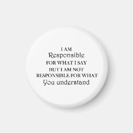 minimalistisch sarkastisch, lustig, höflich, Anfüh Magnet