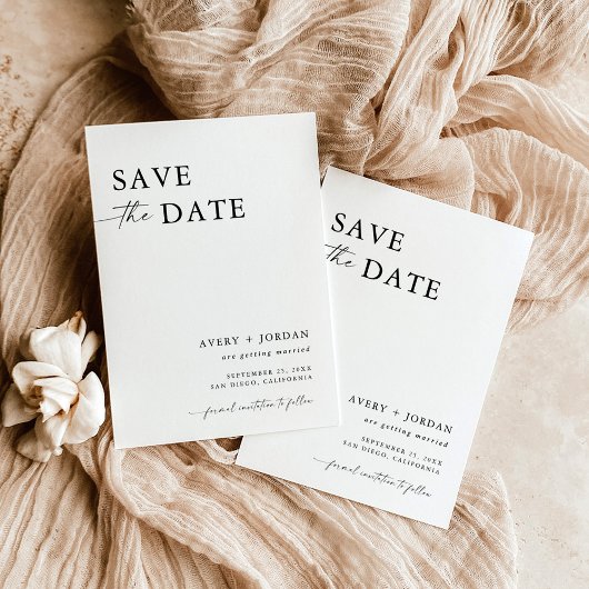 Minimalistisch Save the Date, Boho Save the Date Einladung