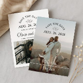 Minimalistisch Save the Date Einladung