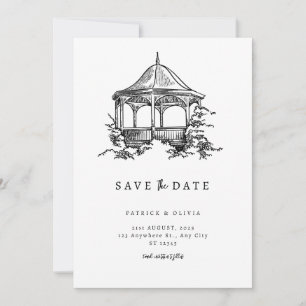 Minimalistisch Save the Date Elegante Hochzeit