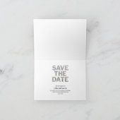 "Minimalistisch" - Save the Date geklappte Karte (Innenseite)