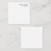 Minimalistisch Schlicht modern Begleitkarte (Vorne/Hinten)