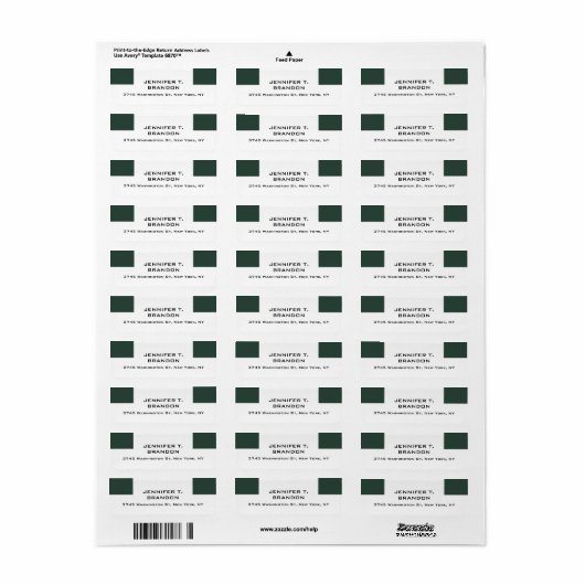 Minimalistisch Schlicht modern Beruflich (Vorne)