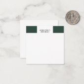 Minimalistisch Schlicht modern Beruflich Mitteilungskarte (Vorderseite/Rückseite Beispiel)