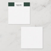 Minimalistisch Schlicht modern Beruflich Mitteilungskarte (Vorne/Hinten)