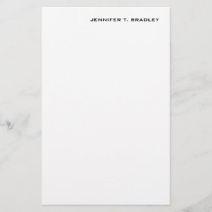 Minimalistisch Schlicht modern Briefpapier