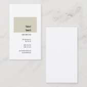 Minimalistisch Schlicht modern Visitenkarte (Vorne/Hinten)