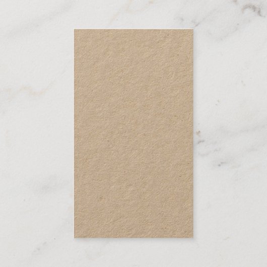 Minimalistisch Schlicht Moderne Berufliche Kraft Visitenkarte (Rückseite)