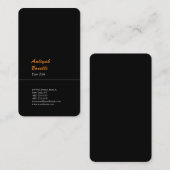 Minimalistisch Schlicht Modernes Berufliches Schwa Visitenkarte (Vorne/Hinten)