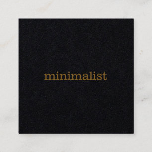Minimalistisch schlicht. quadratische visitenkarte