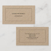 Minimalistisch Schlichte Beruflich Moderne Visitenkarte (Vorne/Hinten)